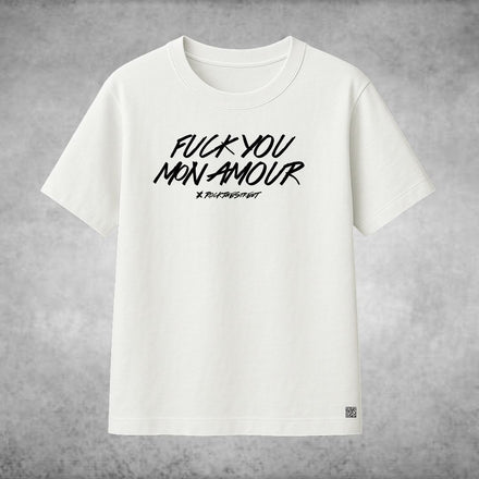 TEE SHIRT x FYMA - WHITE BLACK