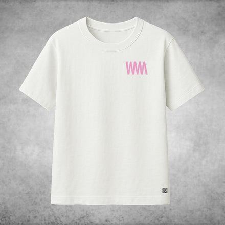 TEE SHIRT x WMA - WHITE PINK