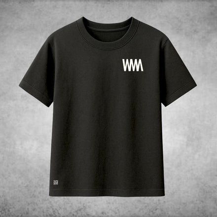 TEE SHIRT x WMA - BLACK WHITE