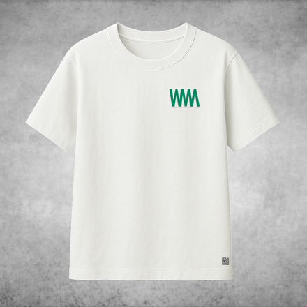 TEE SHIRT x WMA - WHITE GREEN